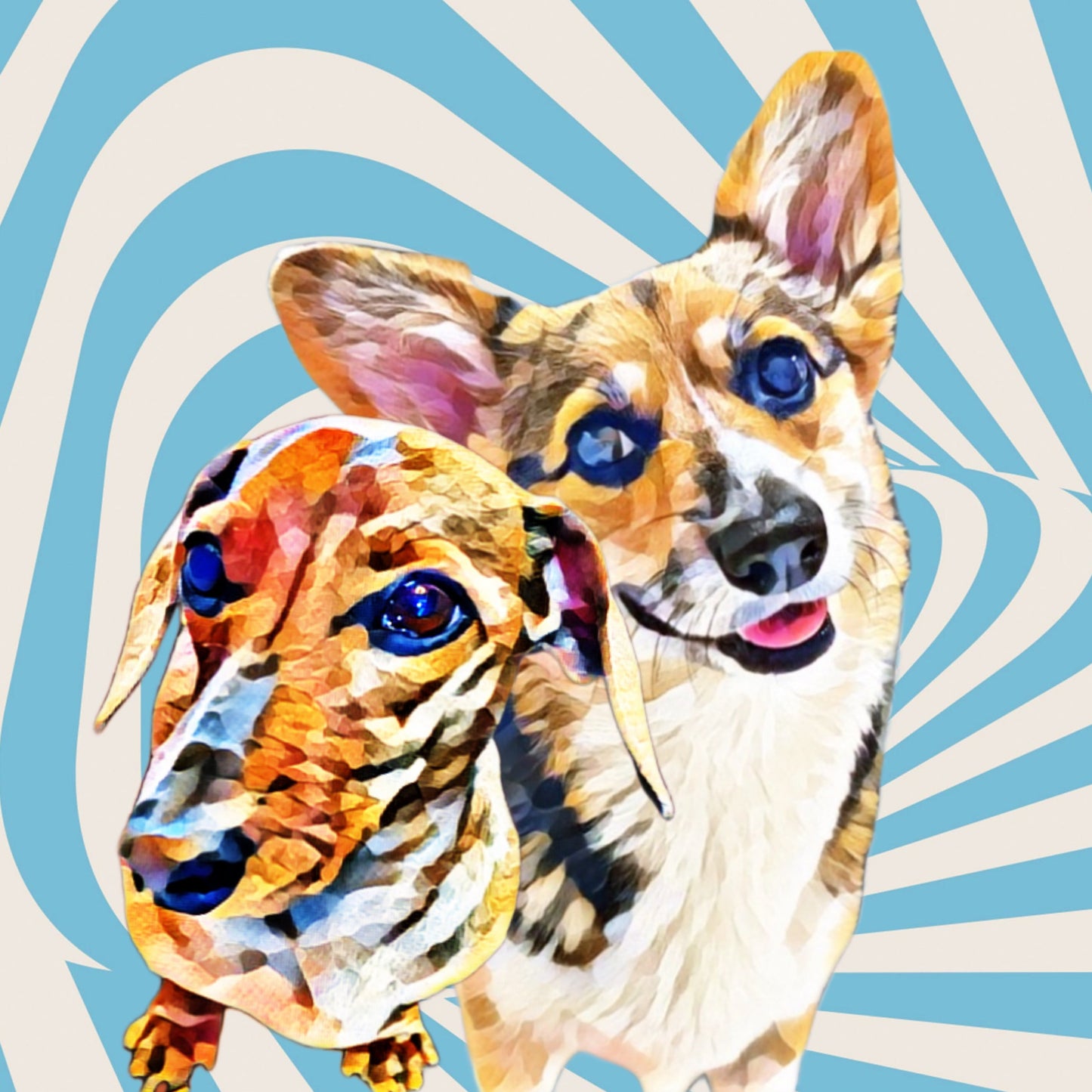 Animal Art - Card to Download or Print on Products
